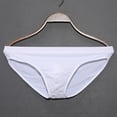 thumbnail image 3 of Bixock Underwear for Men,Men's Underwear Briefs Bikini Style Solid Color Pouch Enhanced Ice Silk Stretch Breathable Low Waist Soft Briefs, 3 of 4