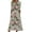 G-Multicolor, variant on Women's Dresses Solid Color Loose Casual Printed Short Sleeved V-Neck Mid Calf Dress V-Neck Dress A-Multicolor