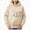 Women Pet Pocket Hooded Sweatshirt A19-Beige, variant on Women Fall And Winter Casual Solid Color Pet O Neck Pocket Sweatshirt Funny Pullover With Half Zipper Purr Pup Pet Pocket Hoodie