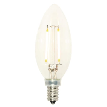 Westinghouse 5059100 Single 3 Watt Clear Vintage Edison Dimmable B11 Candelabra - Clear