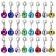 thumbnail image 1 of 24 piezas de llaves decorativas de llavero electroplacado Pendants Keyrings (color aleatorio), 1 of 6