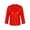 Red, variant on TSSOE Boys Girls Sparkly Metallic Long Sleeve Loose T-Shirt Jazz Hip Hop Dance Top Performance Costume Dancewear Black 4-5