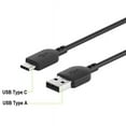 thumbnail image 7 of Onn 6ft USB-C to USB-A charging cable, USB-IF certified, black, 7 of 7