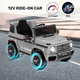 thumbnail image 4 of TOKTOO 12V Powered Ride on Toy Mercedes-Benz G63 Licensed for Kids, Electric Toddler Ride on Car w/Parent Remote Control, MP3, LED Headlight, Gift for Boys Girls Aged 2-4 Years, Gray, 4 of 9
