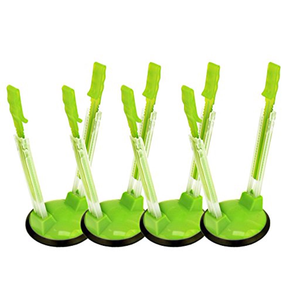 Jokari HandsFree Baggy Rack Clip Storage Bag Holder, Pack Of 4