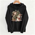 thumbnail image 5 of Zynoxe Womens Ugly Christmas Sweatshirt Adjustable Drawstring Hooded Sweatshirt Casual Long Sleeve Pullover Hoodie Fashionable Print Sweatshirt for Women with Kangaroo Pocket S, 5 of 6