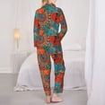 thumbnail image 3 of Bingfone Womens Pajama Sets Mandala Colorful Print,Long Sleeve Loungewear Pajamas Set-Small, 3 of 8