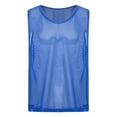 thumbnail image 3 of YONGHS Débardeur en Résille pour Hommes Débardeur Sans Manches Sport Bleu TG, 3 of 7