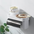thumbnail image 3 of Trash Bag Dispenser Wall Mounted Grocery Garbage Bag Holder Plastic Bag Storage Box Garbage Bag Container Trash Bag Storage Box, 3 of 7