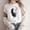 *White 11, variant on ClodeEU Women's Feather Print Short Sleeve Top ,Round Neck Casual Tee White 01,Womens Plus L