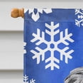 thumbnail image 3 of Carolines Treasures SC9789CHF Scottish Deerhound Winter Snowflakes House Flag House Size multicolor, 3 of 4