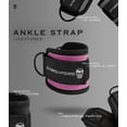 thumbnail image 5 of Gymreapers Ankle Strap – Exercise & Fitness Accessory for Cable Machines, Padded Neoprene Ankle Cuff (Pink, 1 Strap), 5 of 5