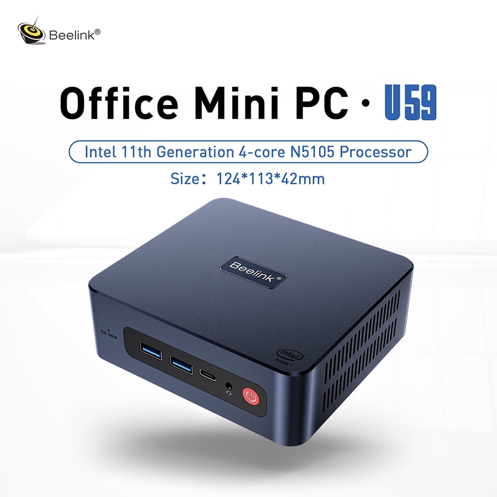 Beelink Mini PC U59pro（第11世代CPU）16+512 Beelink U59 Pro Mini PC 11th Gen Intel Celeron N5105 4C 4T Up to