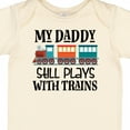 thumbnail image 4 of Inktastic Daddy Still Plays with Trains Boys or Girls Baby Bodysuit, 4 of 5