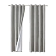 thumbnail image 1 of Cortinas Romellar de oscurecimiento total con ojales - Juego de 2 piezas en poliéster suave y resistente, bloquea hasta 99% de luz y UV. Varios tamaños y colores disponibles. Fácil instalación y, 1 of 6