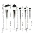 thumbnail image 5 of Oasiva Set of 5 Beadable Makeup Brushes DIY Beaded Comestic Brush Kits for Eyeshadow Eyebrow Brush Metal Handle Beauty Tool, 5 of 16