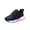 Black, variant on QTSHPN Girls Sneakers Kids Light up Padded Casual Sport Shoes Comfortable Everyday Play Footwear Big Kids Sneaker