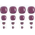 thumbnail image 5 of Stoneware Square 16pc Dinnerware Set, Matte Purple, 5 of 12