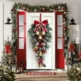 thumbnail image 6 of Nkmbld Christmas Door Covers for Front Door, Christmas Door Hanging Backdrop Decorations for Home Indoor Outdoor Winter Holiday Party Decor, 6 of 8