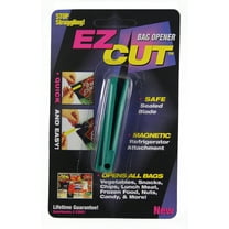Smartwares EZCut Bag Opener, Plastic and stainless blade, fridge magnet, 2.75 inch