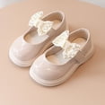 thumbnail image 4 of NOKIO Children'S Princess Dress Shoes Girls' Mary Jane Sandals Girls' Mary Jane Party Shoes Girls Sandals Children Shoes Pearl Bow Tie Princess Shoes Dance Shoes, 4 of 7