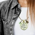 thumbnail image 5 of Happy Holidays Teacher Necklace Smart Cookies Gutsy Goodness Adult Female Bronze Metal Gift, 5 of 7