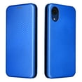 thumbnail image 2 of Feishell Flip Wallet Cover for Samsung Galaxy A03 Core (6.5 inch),Shockproof Slim Fit Carbon Fiber Texture PU Leather Magnetic Closure Folio Card Pocket Kickstand Phone Case,Blue, 2 of 11