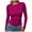 Red, variant on yueewhu Long Sleeve Shirts for women-Underscrub Crew Neck Slim Fit Basic Tops for Teens Workout Going Out Y2K Fall Fashion 2026 (Dark Green, S)