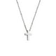 thumbnail image 1 of Catholic Necklace with Cross Crucifix in Silver Titanium Steel for Adult Men and Women Small Size, 1 of 2