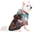 thumbnail image 2 of Fotbe fairy-tale-world-with-delicious-candy Sudadera con Estampado para Perros Pequeños – Suéter con Capucha para Mascotas, Tela Suave de Forro Polar con Bolsillo-Large, 2 of 7