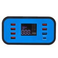thumbnail image 4 of Cargador Tipo C de 8 puertos Ormromra Estación de carga USB Montado en la pared Azul 100-240V, 4 of 8