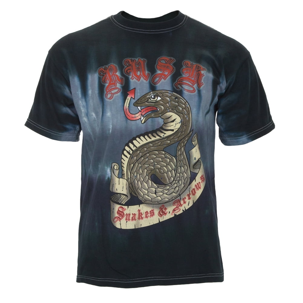 Rush snakes and arrows t shirt Clearance