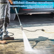 1/4inch 3625PSI Max Pressure Washer Tips, Turbo Nozzle Pressure Washer, Quick Connect Pressure Washer Nozzle, Power Washer Attachments