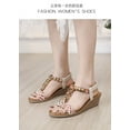 thumbnail image 4 of Women's Bohemia Wedge Sandals - Retro Weave Patterns, Comfortable and Stylish, 4 of 12