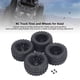 thumbnail image 4 of Neumlicos para ruedas rc, textura rc rc rheels and tirles set fácil de instalar hex hex hex hex hexy flexible de 10 orificios flexibles flexibles para una rueda de 10, 4 of 7