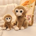 thumbnail image 6 of Big Eyes Plush Monkey Stuffed Animal Soft Cute Monkey Figurine for Bedroom Shelf Living Room Decor Couch Accent, 6 of 7