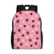 thumbnail image 1 of Disketp Strawberry and Ladybugs Mochila Unisex de Apertura Lateral Completa, Mochila para Laptop para Escuela, Trabajo y Viajes, 1 of 8