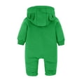 thumbnail image 3 of Huowey Boys Girls Long Sleeve Solid Color Fall Winter Rompers Jumpsuits Fashionable Dailywear, 0-3 Months, 3 of 3