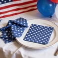 thumbnail image 6 of Antqov US Flag 4th of July Napkins 12PCS Independence Day Patriotic Stars Paper Napkins Disposable Cocktail Party Paper Napkin for Party Home Kicthen Holiday Decorations, 6 of 6