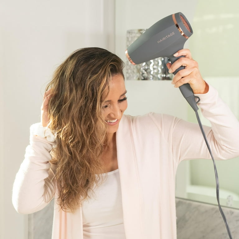 Hairitage 1875 Watts Ionic Hair Blow Dryer, Frizz Control and