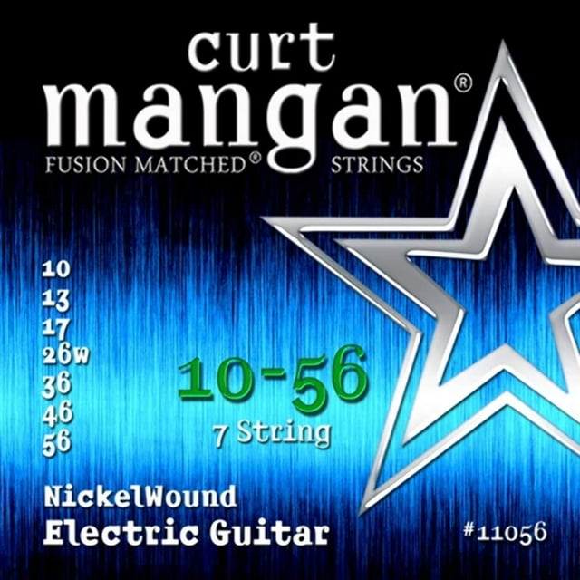 Curt Mangan Fusion Matched Nickel 7-String Electric Strings (10-56)