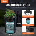 thumbnail image 2 of Sistema de cultivo hidropónico VEVOR DWC con 4 cubos Top Drip de 20 litros, 2 of 9