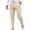 Khaki, variant on Mens Chinos Slim Fit Pants Flat Front Stretch Skinny Tapered Dress Pants Comfort Casual Solid Trousers 2024