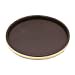 thumbnail image 3 of Kraftware Corp. 50330 Sophisticates Brown W/ Polished Gold Deluxe 14 Inches Tray, 3 of 3