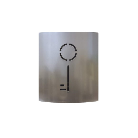 Portallaves Qualarc Winfield de Acero Inoxidable para Montaje en Pared