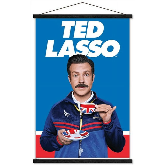 Ted Lasso - Tea Wall Poster with Wooden Magnetic Frame, 22.375" x 34"