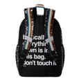 thumbnail image 4 of Justice Girls Stars 3-Piece Backpack Set Black, 4 of 6