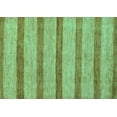 thumbnail image 1 of Ahgly Company Machine Washable Indoor Rectangle Abstract Turquoise Blue Modern Area Rugs, 7' x 10', 1 of 4