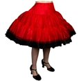 thumbnail image 1 of Enagua de gasa de lujo Malco Modes Zooey Grande rojo-negro cristalino, 1 of 2