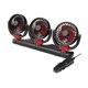 thumbnail image 4 of Ventilador de tres cabezas,Ventilador plegable de 3 cabezas RV bajo ruido,Camión ajustable de ventilador de enfriamiento portátil,Fuerte ventilador de viento 2 velocidades Red 24V, 4 of 8